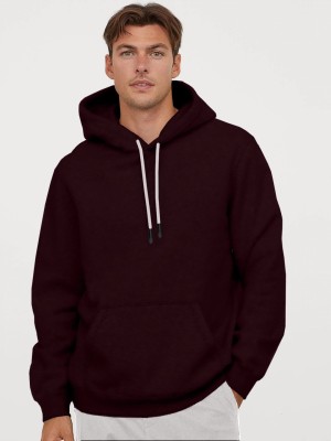 SANCIA Full Sleeve Solid Men Sweatshirt