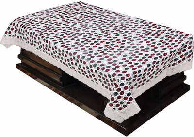 Nitasha Polka 8 Seater Table Cover(Multicolor, PVC)