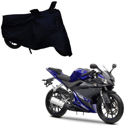 A G Enterprises Two Wheeler Cover for Yamaha(YZF R15 V3.0, Black)