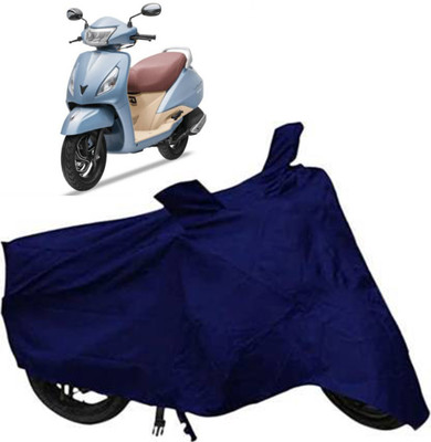 st enterprises Two Wheeler Cover for TVS(Jupiter, Blue)