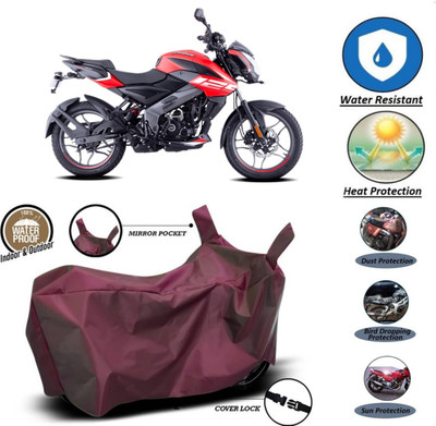 AUTOCAD Waterproof Two Wheeler Cover for Bajaj(Pulsar 150, Maroon)