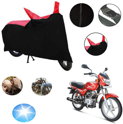 A G Enterprises Two Wheeler Cover for Bajaj(CT100, Black)