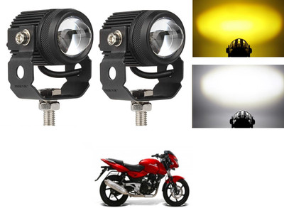 PECUNIA Side LED Indicator Light for Bajaj Pulsar(White, Amber)