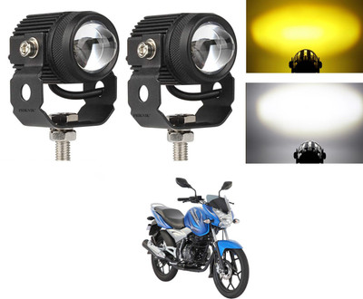 PECUNIA Side LED Indicator Light for Bajaj Discover 125 DTS-i(White, Amber)