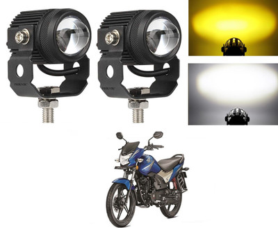 PECUNIA Side LED Indicator Light for Honda CB Shine(White, Amber)