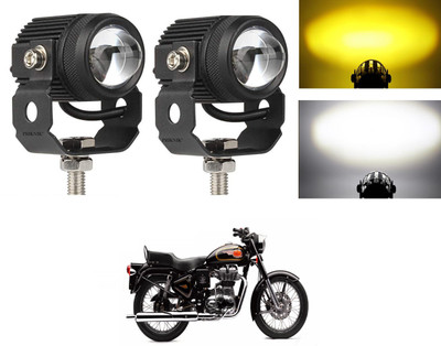 PECUNIA Side LED Indicator Light for Royal Enfield 500(White, Amber)
