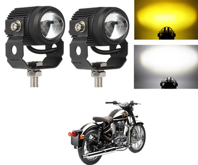 PECUNIA Side LED Indicator Light for Royal Enfield Classic(White, Amber)