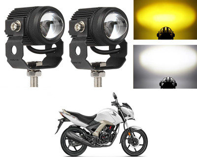 PECUNIA Side LED Indicator Light for Honda CB Twister(White, Amber)