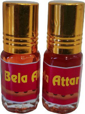 kah attar BELA ATTAR(A PACK OF 3ML*2=6ML) Floral Attar(Natural)