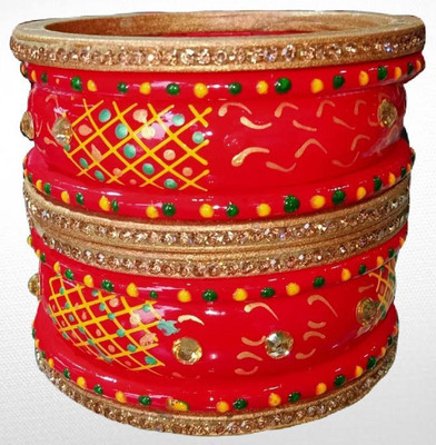 RADHIKAA FASHIONS Lac Bangle Set(Pack of 10)