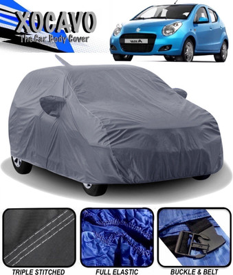 XOCAVO Car Cover For Maruti Suzuki A-Star (With Mirror Pockets)(Grey)