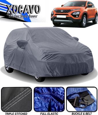 XOCAVO Car Cover For Tata Harrier (With Mirror Pockets)(Grey)
