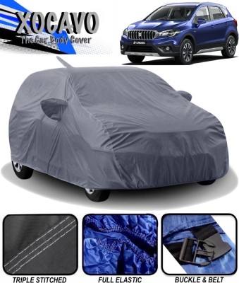 XOCAVO Car Cover For Maruti Suzuki S-Cross (With Mirror Pockets)(Grey)