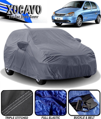 XOCAVO Car Cover For Tata Indica eV2 (With Mirror Pockets)(Grey)