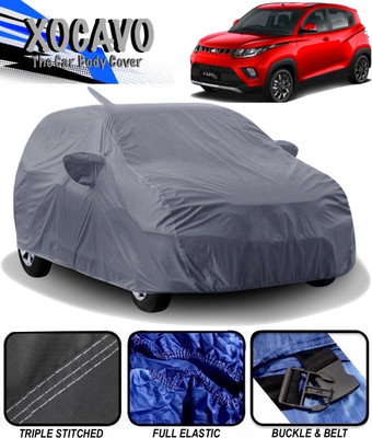 XOCAVO Car Cover For Mahindra KUV100 (With Mirror Pockets)(Grey)