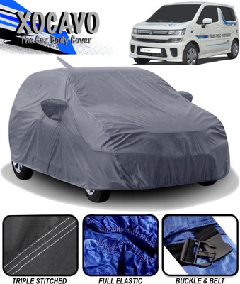 XOCAVO Car Cover For Maruti Suzuki WagonR Electric Vehicle (With Mirror Pockets)(Grey)