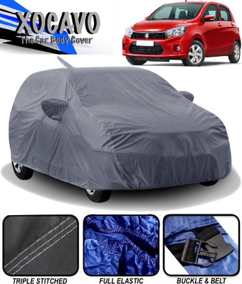 XOCAVO Car Cover For Maruti Suzuki Celerio (With Mirror Pockets)(Grey)