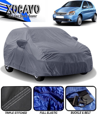 XOCAVO Car Cover For Tata Indica (With Mirror Pockets)(Grey)