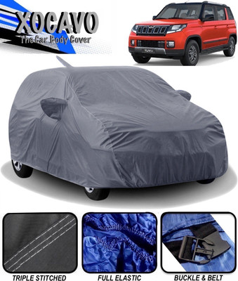 XOCAVO Car Cover For Mahindra TUV300 (With Mirror Pockets)(Grey)
