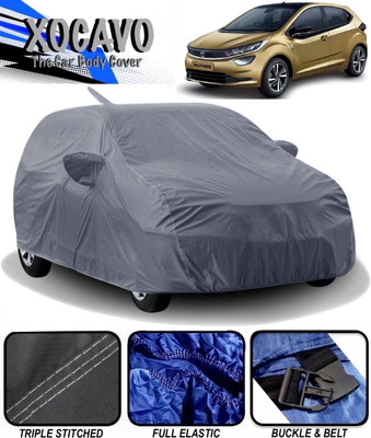 XOCAVO Car Cover For Tata Altroz (With Mirror Pockets)(Grey)