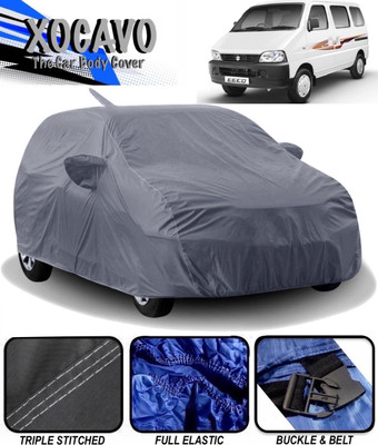 XOCAVO Car Cover For Maruti Suzuki Eeco (With Mirror Pockets)(Grey)