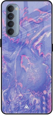 Hocopoco Back Cover for Oppo Reno4 Pro(Blue, Pink, Grip Case, Silicon, Pack of: 1)