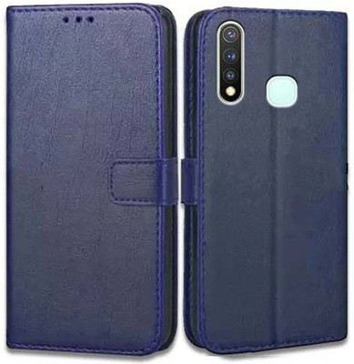 CaseDeal Flip Cover for Vivo Y19, 
Vivo 1915(Blue, Grip Case, Pack of: 1)