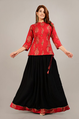 LittleLady Women Kurta Skirt Set