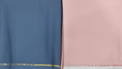 Raymond Cotton Blend Solid Shirt & Trouser Fabric