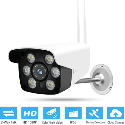 SIOVS BULLET WIRELESS WIFI IP CCTV CAMERA 1080p Full HD WiFi Smart Security Camera Motion Detection Night Vision Two-Way Audio LAN & WAN Connectivity Security Camera(64 GB, 1 Channel)