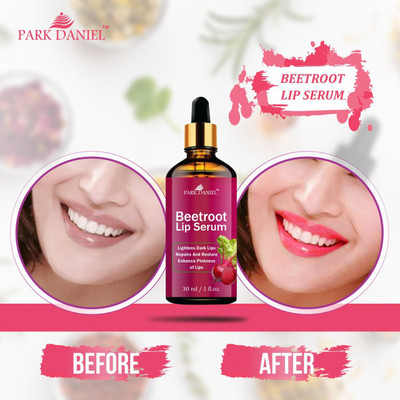 PARK DANIEL Premium Beetroot Lip Serum Oil- For Soft and Shiny Lips 30ml(Peppy Red, 30 ml)
