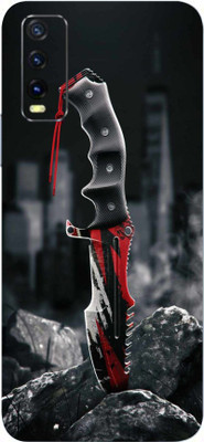 Jeeva Creation Vivo Y20G Mobile Skin(Ultra Super Killer Knife With High Matte Finish.)