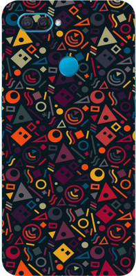 Jeeva Creation Oppo A12 Mobile Skin(Ultra Super Geometric Shape With High Matte Finish.)