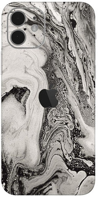 Yuckquee Compatible with iPhone 12 Mini Mobile Skin/Wrap/Sticker for Back & Camera, Protective, Stratchless, Matte. M-10 Mobile Skin(Abstract)