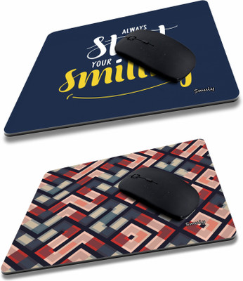 SMULY Printed Designer Anti Skid, Thick Non-Slip Rubber Base Mouse Pad COMBO PACK OF 2Compatible with Computer, Laptops, PC, Home & Office Mousepad HD Quality Non Slip Base Mousepad(Multicolor1) SMULY Printed Designer Anti Skid, Thick Non-Slip Rubber Base Mouse Pad COMBO PACK OF 2Compatible with Computer, Laptops, PC, Home & Office Mousepad HD Quality Non Slip Base Mousepad(Multicolor1)