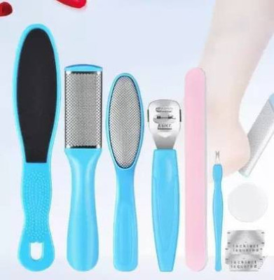 JOTKAPARKASH Manicure Set with 7 Tools with Pedicure Foot File Set Foot Care Tool Pack 2(150 g, Set of 17)