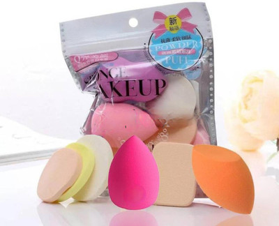 DEVEDITZ Makeup Soft Sponges Blender Puff (Set of 6 IN 1 Packet ) 6 PCS SPONGE