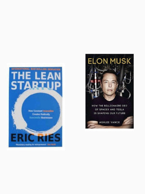Best Combo Of The Lean Startup &Ellon Musk(Hardcover, Ellon musk, Eric Ries)