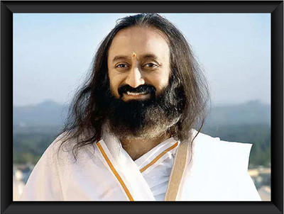 Zig Zag Gurudev Sri Sri Ravi Shankar Ji Religious Frame