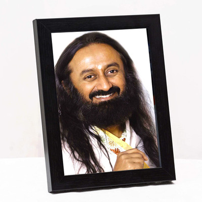 Zig Zag Gurudev Sri Sri Ravi Shankar Ji Small Religious Frame