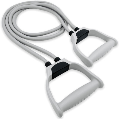 LIVOX Double Toning Resistance Tube Heavy Quality Exercise Band for Full Body Workout Resistance Tube(Multicolor)