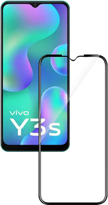 Ten To 11 Edge To Edge Tempered Glass for ViVO Y3s 2021(Pack of 1)