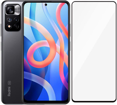 LIKEDESIGN Edge To Edge Tempered Glass for Redmi Note 11T, Redmi Note 11T 5G, Mi Note 11T(Pack of 1)