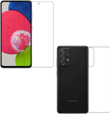 wooden craft Front and Back Screen Guard for Samsung Galaxy A52s 5G {Flexible}, SM-A528BZWGINS,SM-A528B, SM-A528B/DS, Galaxy A52s 5G(Pack of 2)
