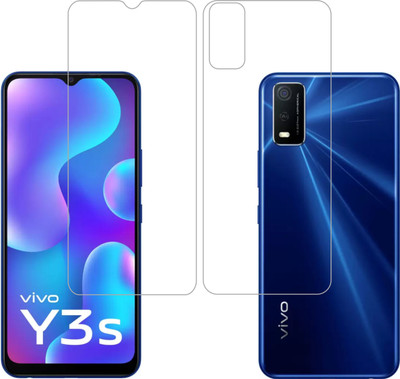 Ten To 11 Front and Back Screen Guard for ViVO Y3s 2021(Pack of 2)