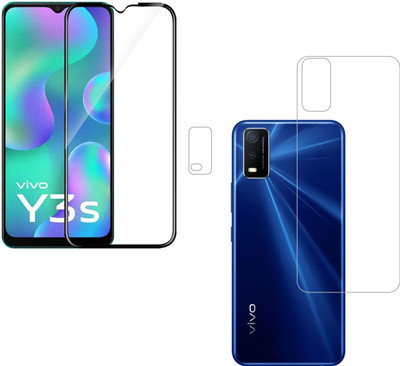 Ten To 11 Front and Back Tempered Glass for ViVO Y3s 2021(Pack of 3)