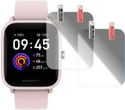 JSGROWITTECH Impossible Screen Guard for Amazfit Bip U Smart Watch(Pack of 2)