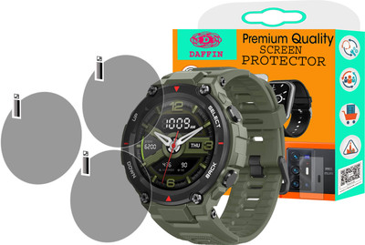 daffin Screen Guard for Huami Amazfit T-Rex Smartwatch(Pack of 3)