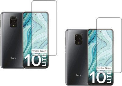 ISAAK Tempered Glass Guard for Redmi Note 10 Lite(Pack of 2)