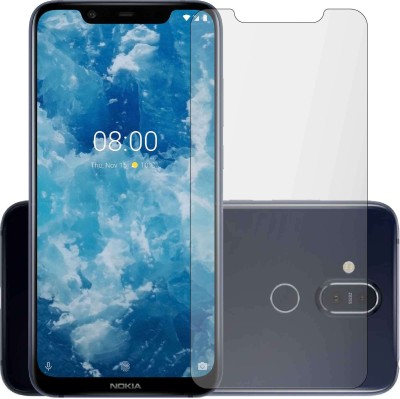 FIRST MART Tempered Glass Guard for Nokia 8.1, Nokia 7.1 Plus, Nokia X7(Pack of 1)